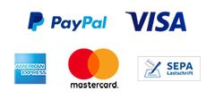 Zahlungsarten bei Abholung oder Lieferung: Barzahlung, EC- oder Kreditkarte, Apple-Pay, Google-Pay